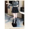 Women's Bow Skirt Spring French Sweet High Waist Cake Lace Puffy A Short Skirts
