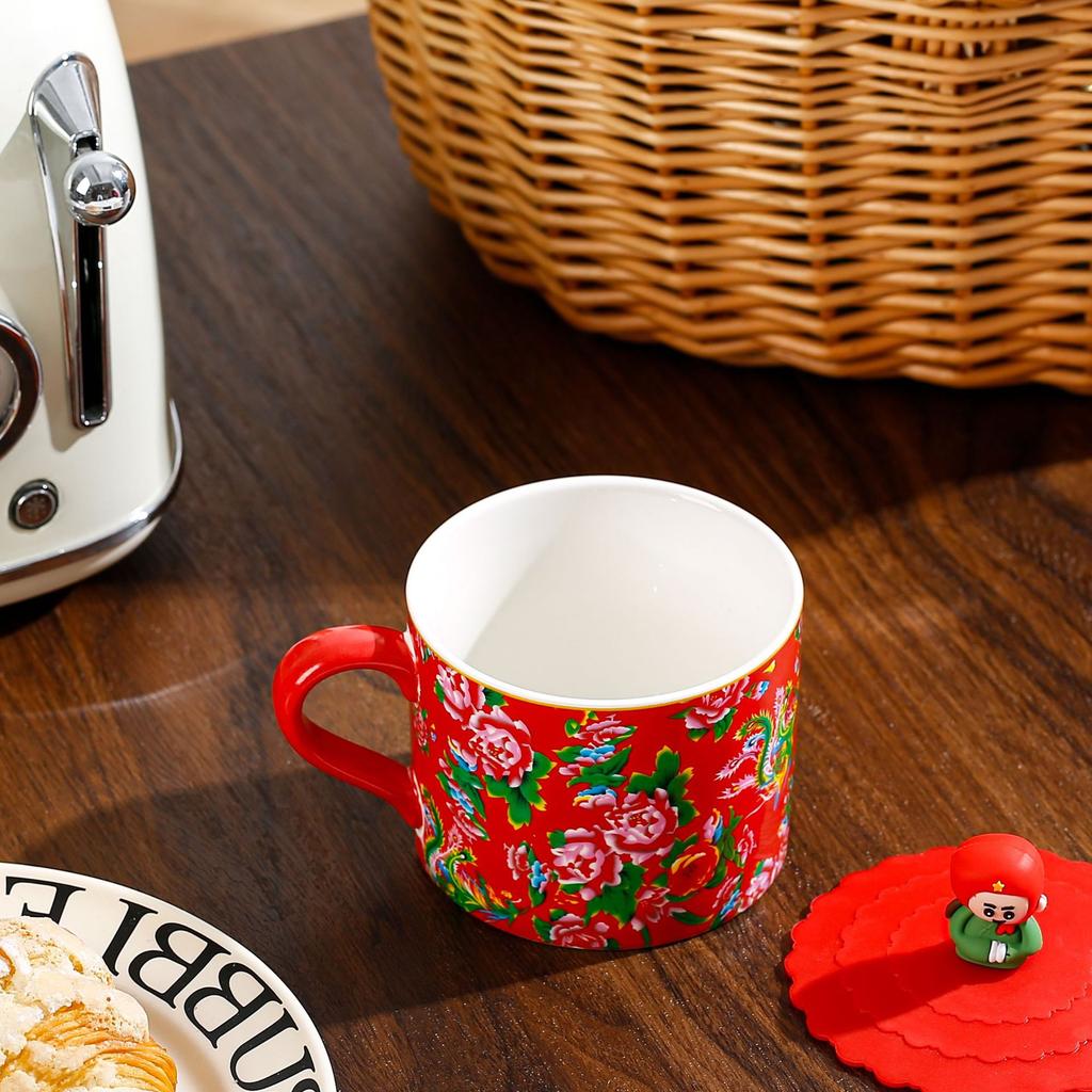 Kreativní Osobnost Jediný Hrnek Slavnostní Malý Květinový Keramický Hrnek s Uchem Dívka Pár Dárek Hrnek na Vodu Malý Dárek