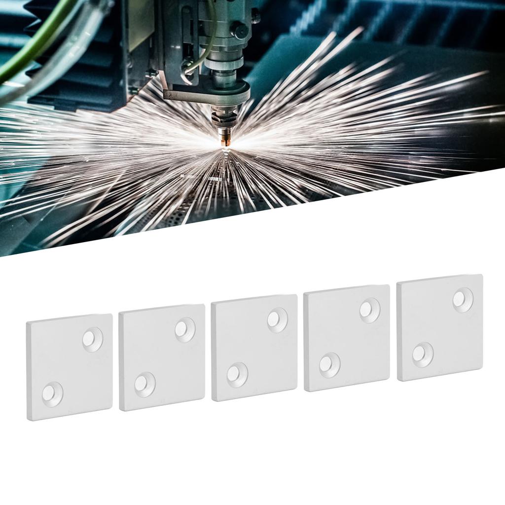 5Pcs End Double Slots Aluminum Alloy Cover Plate for Industrial S Fixing