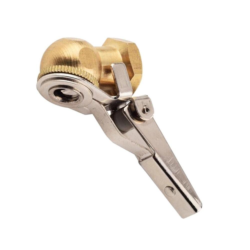 

Ball Tire Connector Hose Barb Clip Tire Inflator Valve Alloy