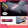 For Tesla Model Y Juniper Fast Charging USB Hub Docking Station with Rainbow Light Model 3 Highland Retractable Ambient Lighting