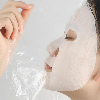 200 Adet Tam Yüz Temizleyici Maske Plastik Film Kağıdı Tek Kullanımlık Yüz Güzellik Aracı