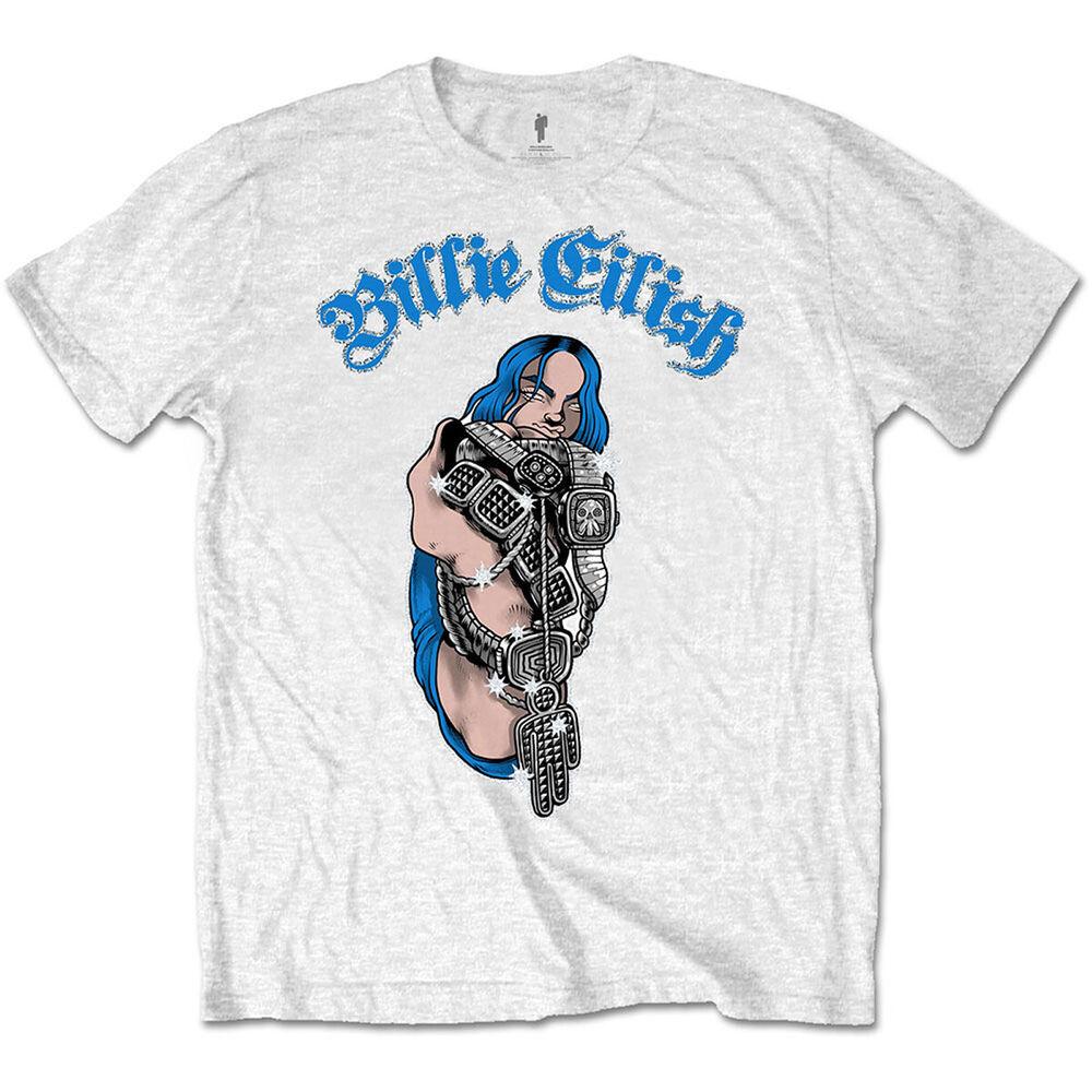 

White Billy Eilish Jewellery Tee Unisex T-shirt