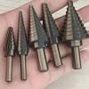 HSS Cobalt Step Drill Bit - Coated, Multiple Hole  High-Speed Steel, with Black Oxide, for Drilling Metal, Wood, Plastic, Aluminum, Titanium