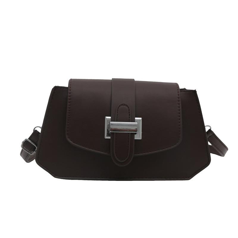 Trendy Compact Square Handbag For Women Elegant Fashionable Pu Leather Crossbody Shoulder Bag Perfect For Everyday Use