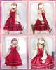 JIURUN Langarm Lolita Gothic Mori Plus Pullover Schleife Langes Kleid, Lolita, Cosplay, Anime, Mädchen, Lolita, Größe, Kleid, Cross-Dressing, Cosplay,
