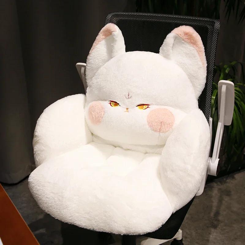 Зимняя толстая подушка Little Fox Toot Toot Cat Подушка для стула в спальню со спинкой One Office Long Sitting Butt Cushion Dormitory 4298₽