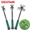 5/6/11 Tines Gardening Hand Weeder Tool Multifunctional Uprooting Weeding Tool Grass Root Removal Tool Gardening Supplies