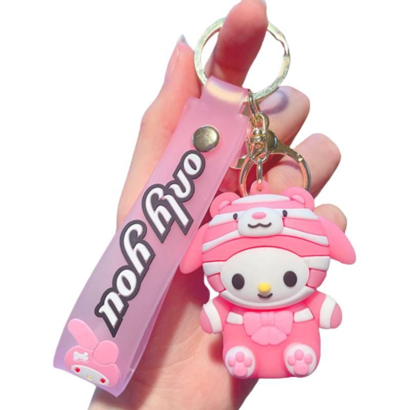Schöner PVC Sanrio Charakter Schlüsselanhänger Taschenanhänger Autoschlüsselanhänger Geschenk