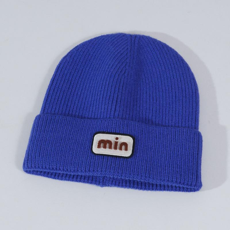 Hat for Women In Winter Warm Knitted Hat Korean Style Trendy Versatile Student Windproof Wool Hat Men