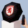 Middlesbrough FC Mini 5 Fold Pocket Umbrella Compact Lightweight Anti UV Rain Sun Protection Umbrella Portable Travel Umbrella