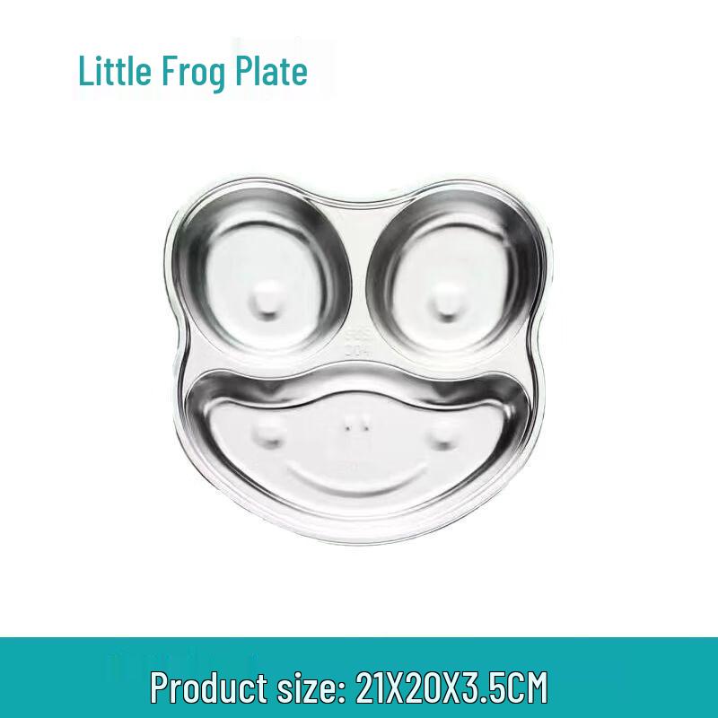 Kids 304 Stainless Steel Divided Meal Tray