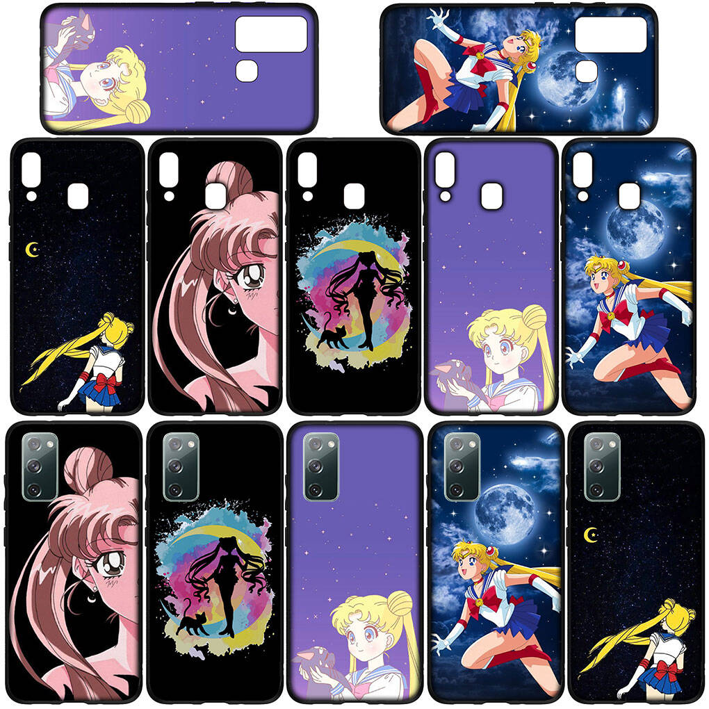Cover for iPhone 17 16 15 Xiaomi Poco Redmi Note 14 13 12 11 Pro Max 9 16e Samsung Galaxy S25 S24 S23 OPPO Huawei Comics Sailor Moon Cute Phone Case