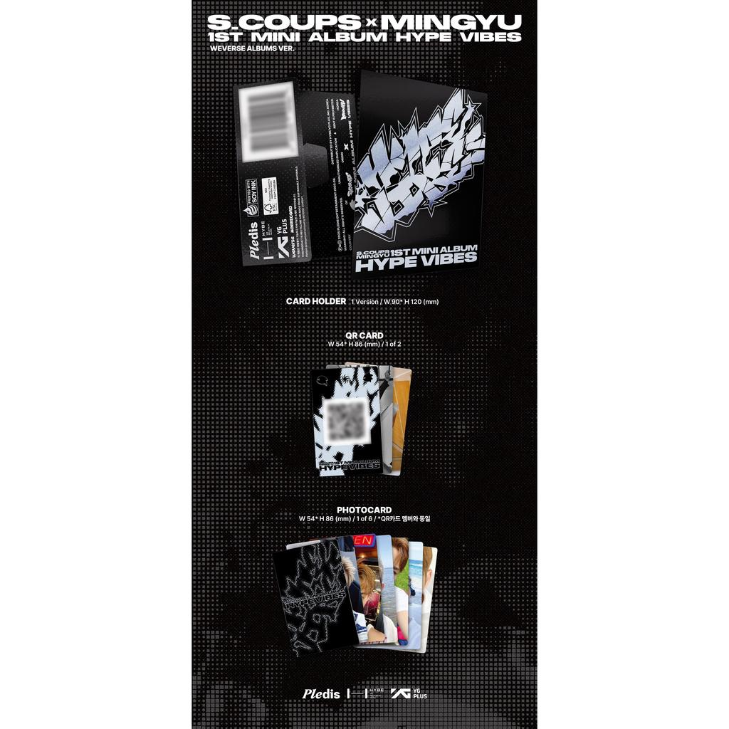 [Pre-order] S.COUPS X MINGYU(SEVENTEEN) - 1ST MINI ALBUM [HYPE VIBES] Weverse Ver. (+Online Benefit)