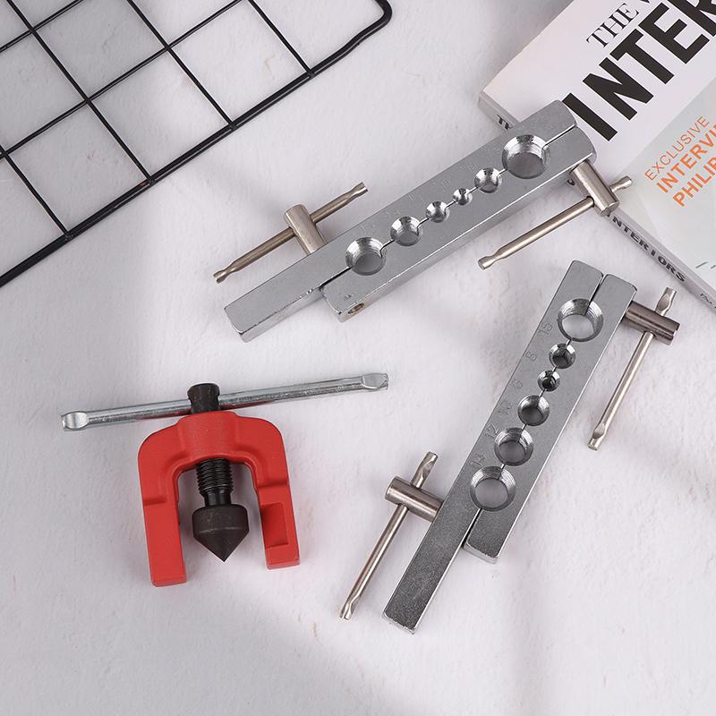 Tube Cutter Flaring Tool Kit Tube Expander Expansion Mouthparts Pipe Cutter Reamer Device For Copper Tube Flaring Tools 6-15Mm