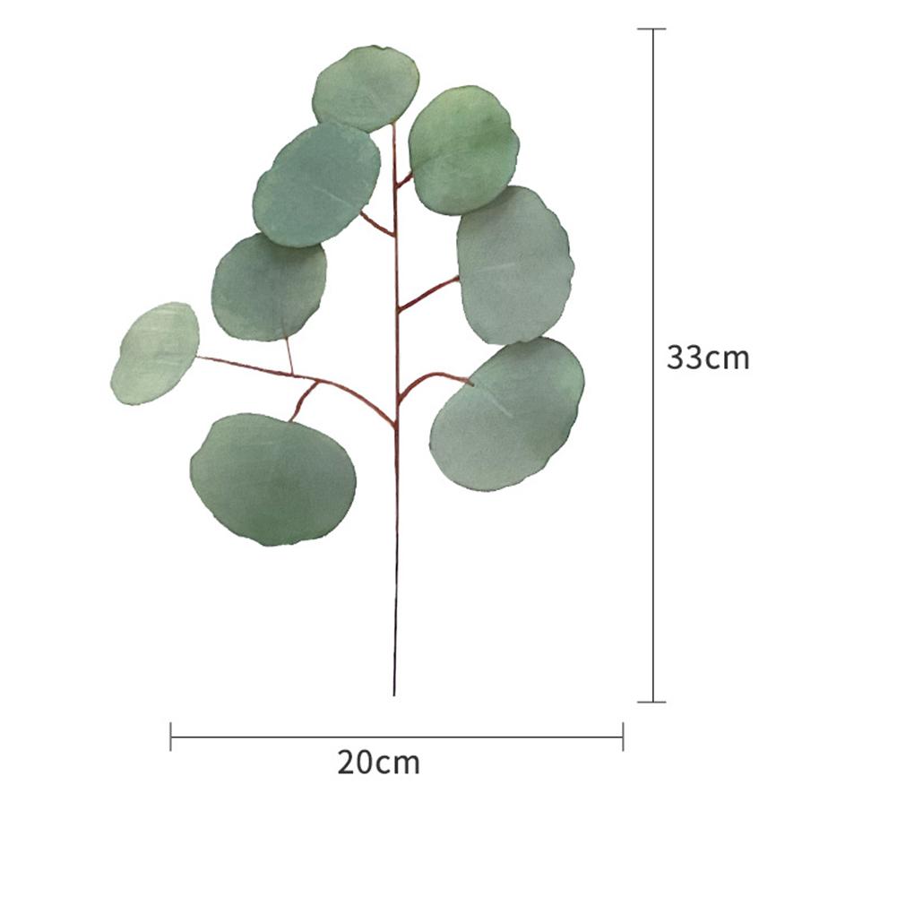 Simulation  Eucalyptus Colored Leaves Photo Shoot Photography Background Props Tabletop Home Decor