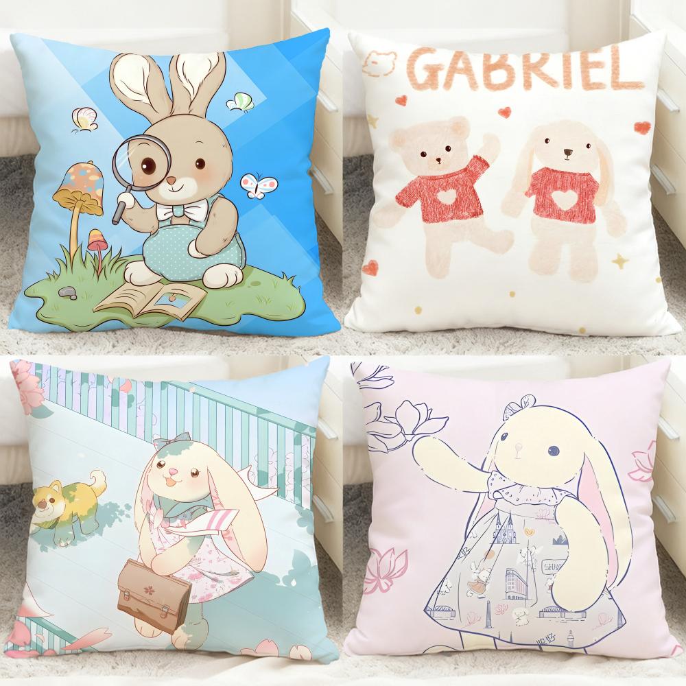G-GabrielS Cushion Cover Comfortable Reversible Pillow Cover Ideal for Car Sofa Bedroom & Beyond