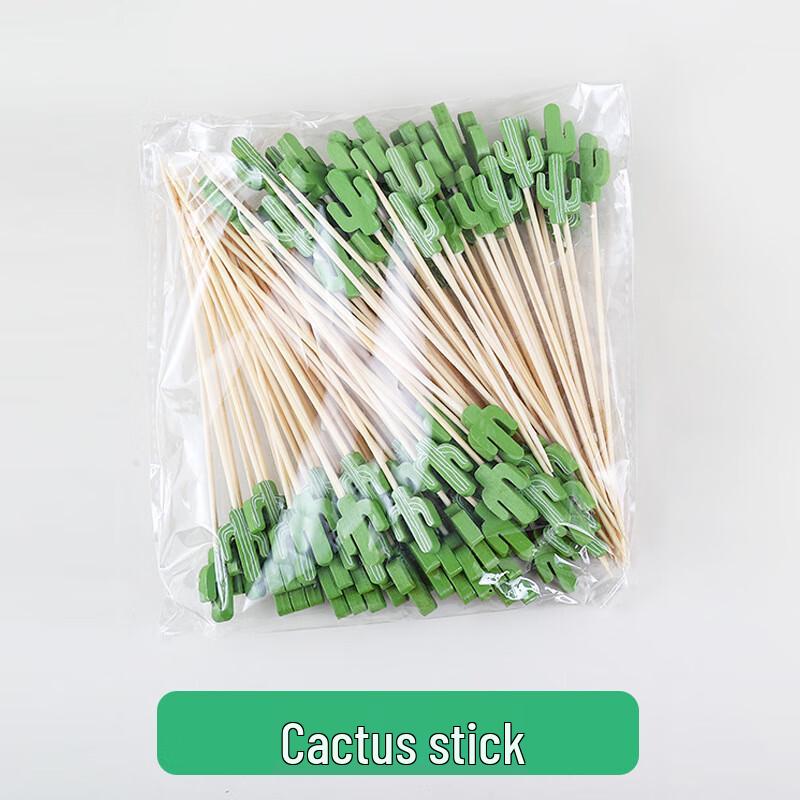 ZISIZ Disposable Leaf-Shaped Fruit Picks