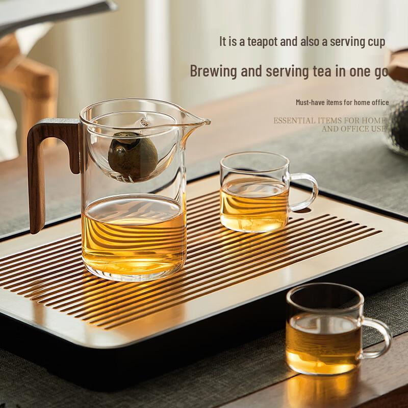 Borosilicate Glass Teapot with Integrated Infuser
