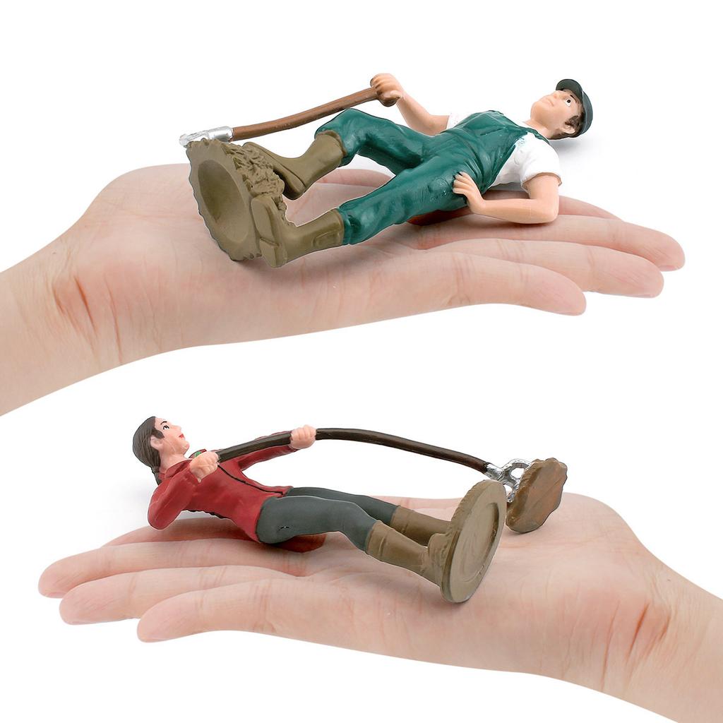 Pvc Farmers Realistic And Farm Women Figures Perfect For Educational Farm Dioramas