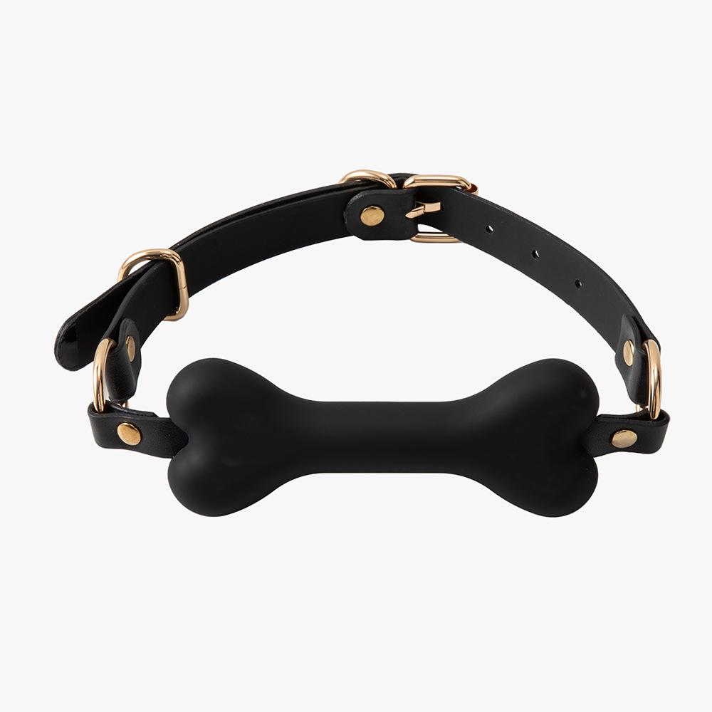 Silicone Dog Bone Gag for Role Play & Restraints