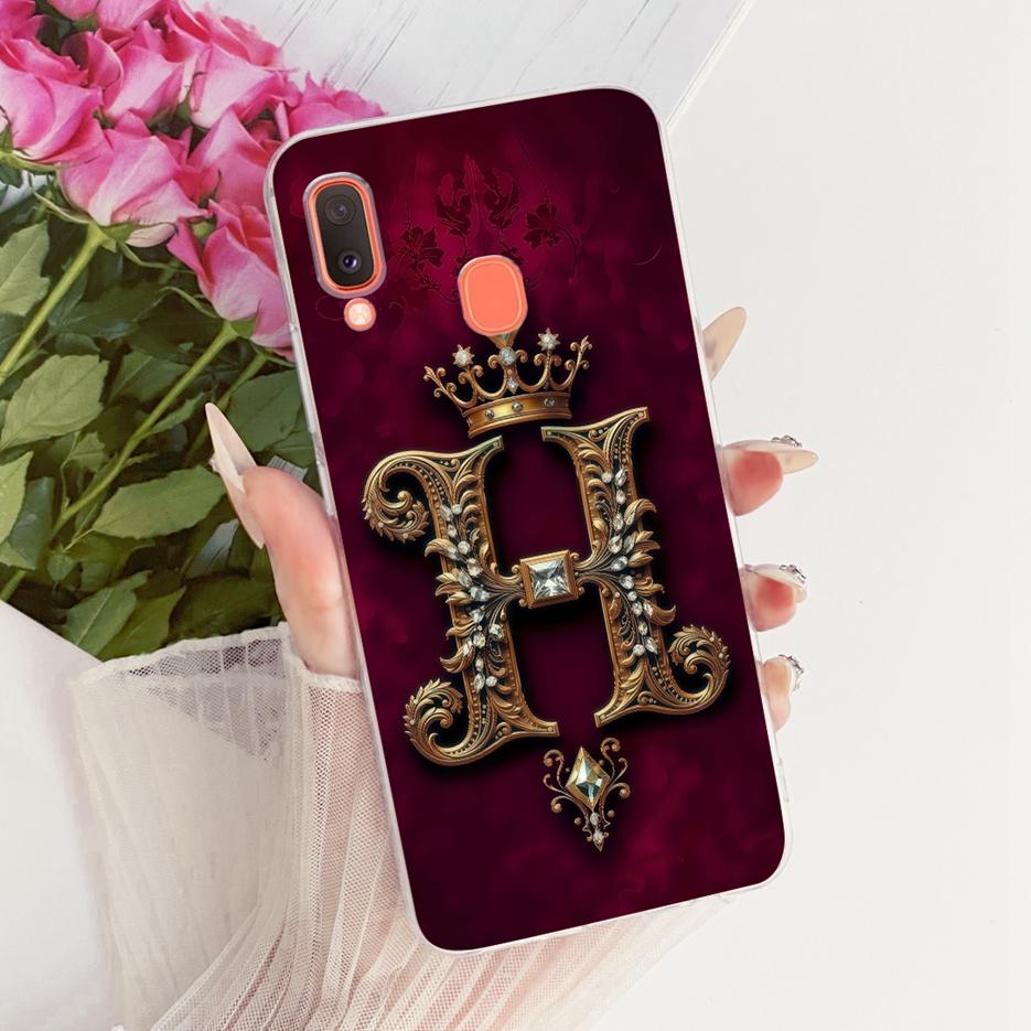 For Samsung Galaxy A20e Case SM-A202F Cute Crown Letters Cover Soft Slim Phone Case For Samsung A20 A 20e 20 S Galaxy A20s Shell
