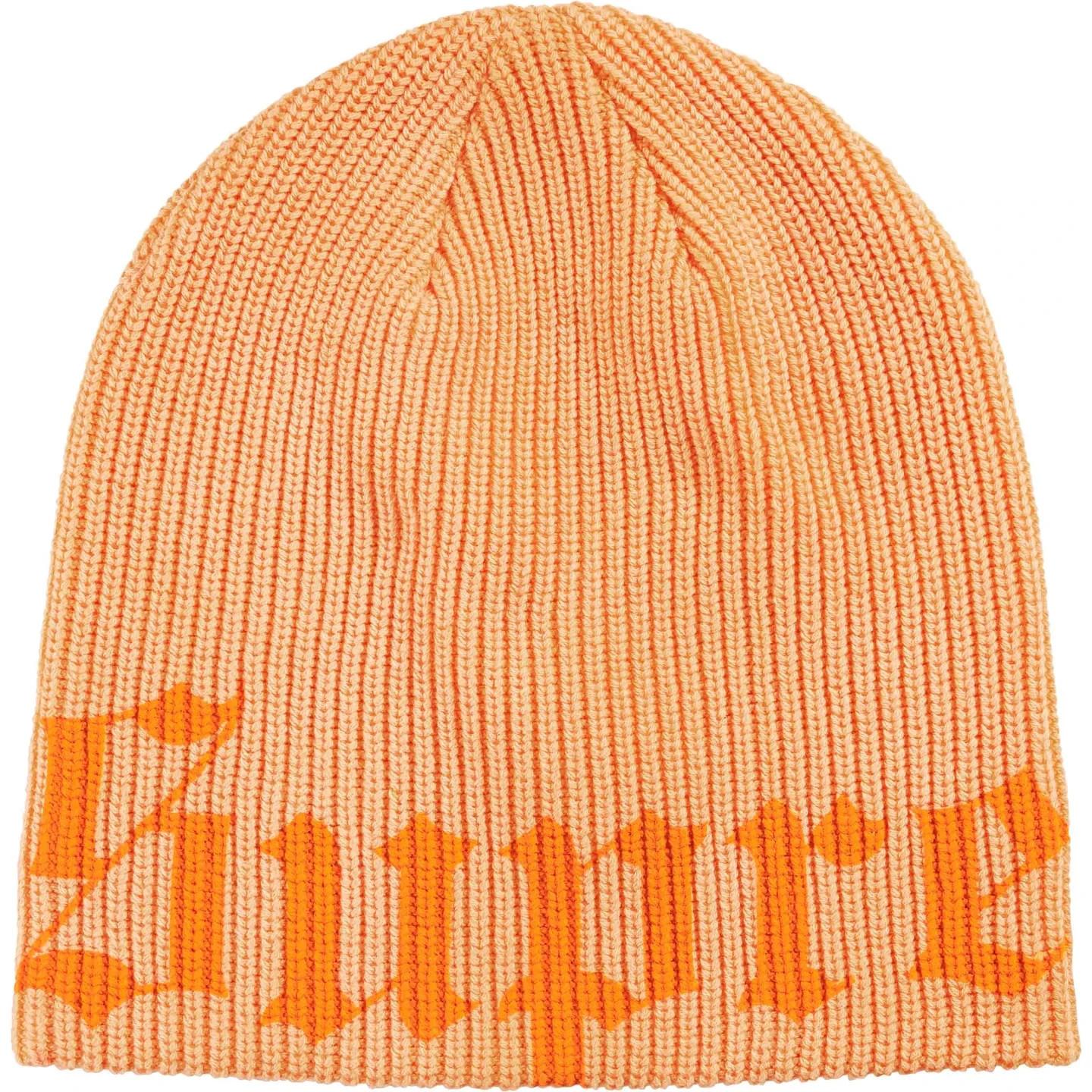 Supreme Old English Printed Beanie (26SS) Light Orange One-Size