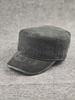 Year washed cotton flat top hat small head circumference men's hat large head circumference men's workwear outdoor enlarged and deepened hat