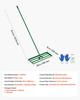 Lawn Leveling Rake, 36"x10" Level Lawn Tool, Heavy-duty Lawn Leveler with 78" Steel Extended Handle, Yard Leveling Rake Suit for Garden, Golf Lawn,