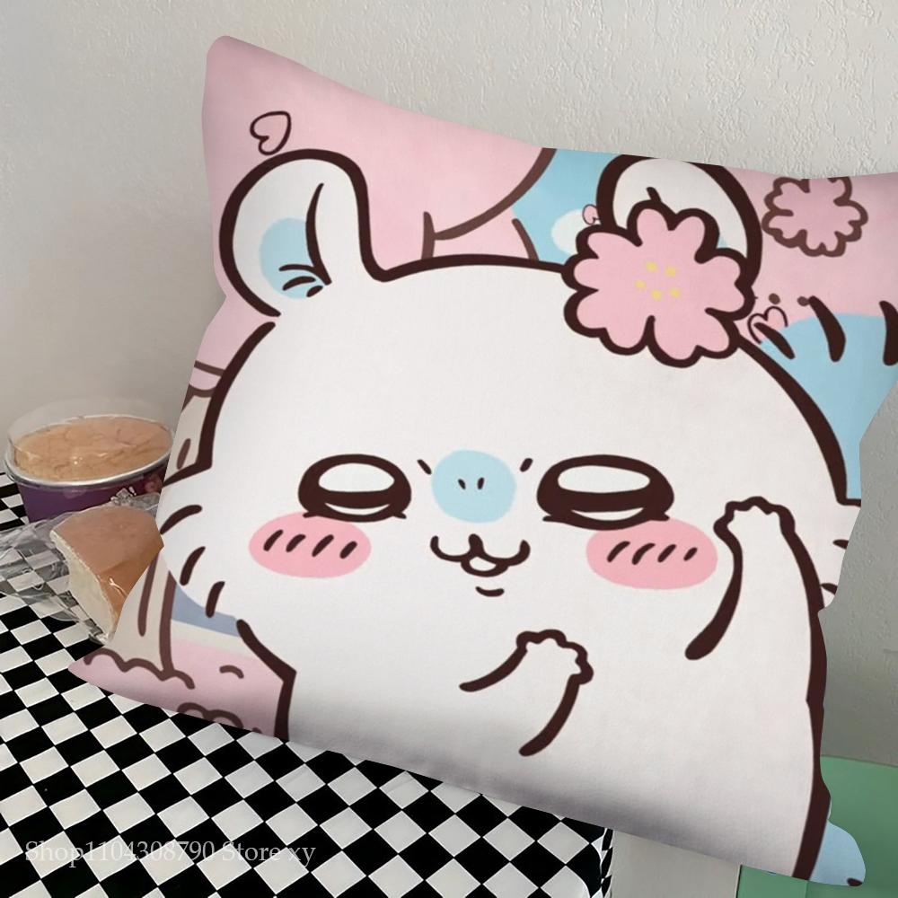Kawaii Jokes Bear Pillow Case Square Pillow Bedroom Sofa Leisure Comfort Cushion Car Living Room Home Decoration