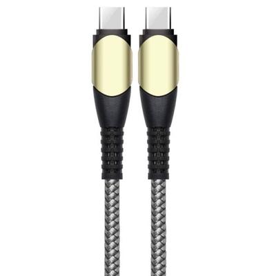 USB-C auf USB-C 60W Kabel für Xiaomi 13 Ultra 13 Pro 12-12T 11T Lite 11i Mi 11 Pro Mi 10 Lite - Verstärktes Nylon 1M Grau