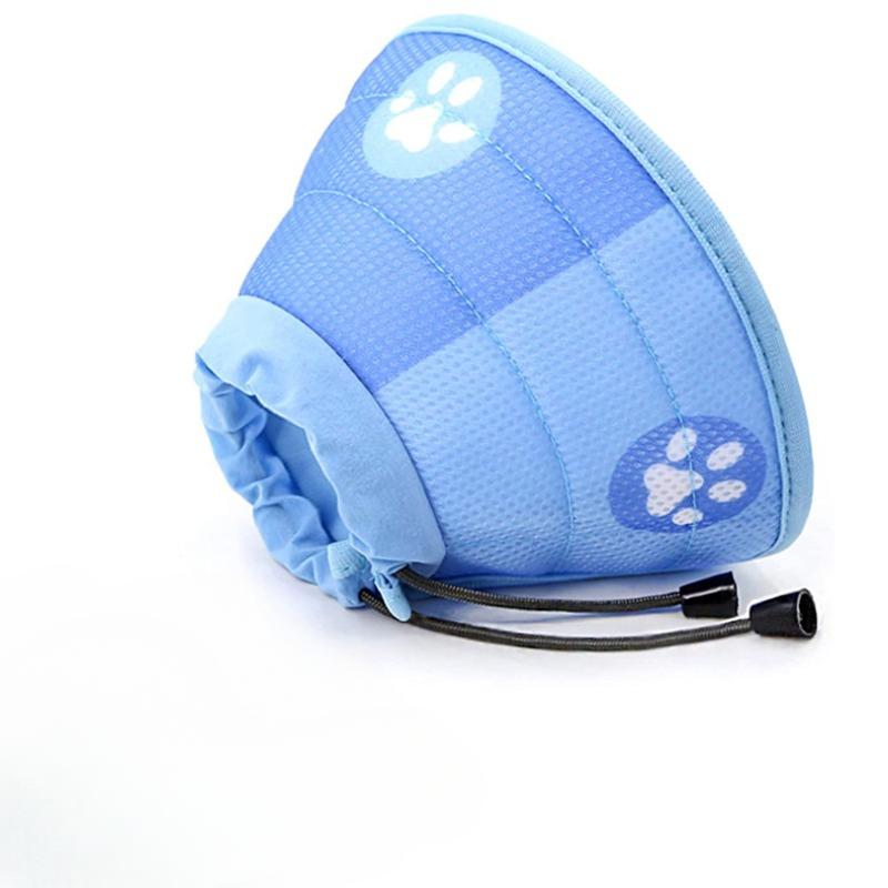 Adjustable Cat Cone Collar Pet After Surgery Lightweight Elizabethan Collars Soft Cute Cat Recovery Collar Protective Supplies