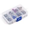 80pcs 40Pairs 8 Color Mix 10mm Safety Eyes Box for Teddy Bear Stuffed Toy Animal Puppet Doll