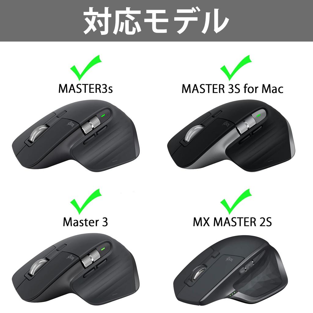 Logitech MX MASTER 4/MX MASTER3s, MX2300/MX MASTER 3, MX2200/MX MASTER 2S, MX2100CR Advanced Wireless Mouse Black Storage Case (Case Only) - Aenllosi