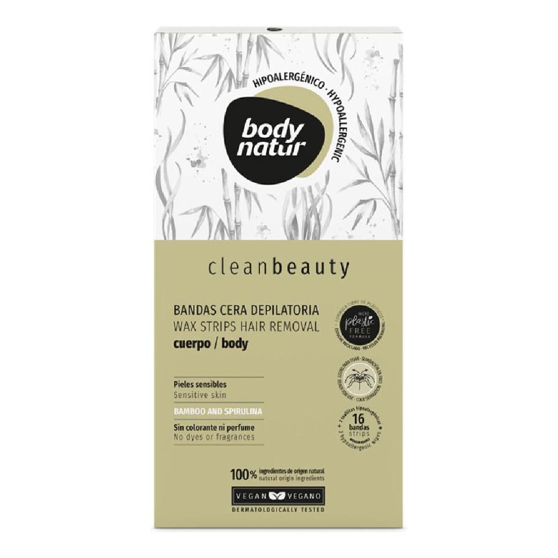 

Полоски для депиляции тела Body Natur TU прозрачный