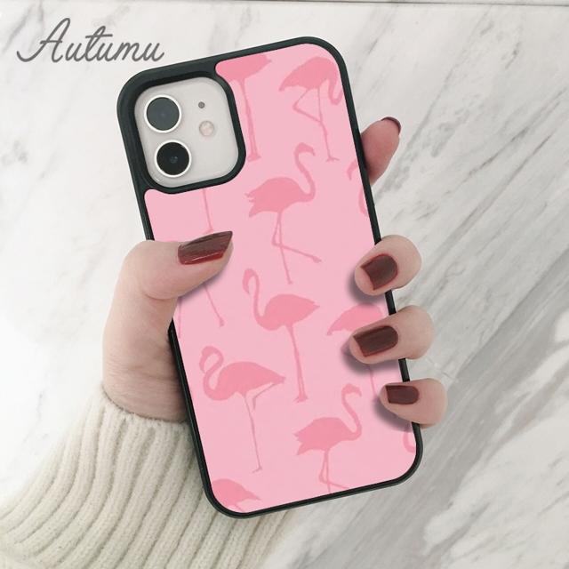 Animal Flamingo Phone Case for iPhone 11 12 13 14 Pro Max Mini X XR XS SE 2020 5 6S 7 8 Plus Samsung Galaxy S21 S22 Cover Shell