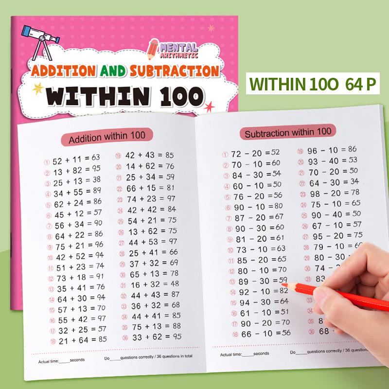 Early Childhood Math: Addition & Subtraction Workbook 10-100