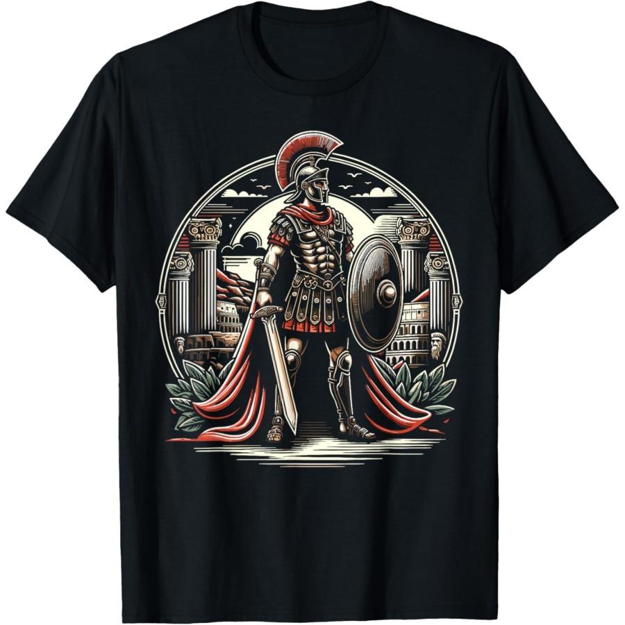 Римский центурион Древний Рим Воин Римская империя Гладиатор Футболка S