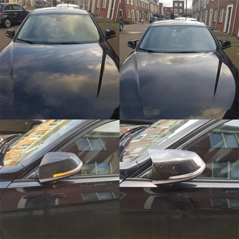 Für BMW 1 Serie F20 F21 2011- 114i 116i 118i 120i 125i 114d 116d 118d 120d 125 Real Carbon Fiber Rückspiegel Abdeckung