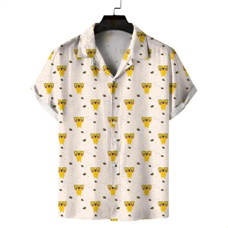 Beach Hawaiian Fashion Loose Casual Short Sleeve Men's Shirt