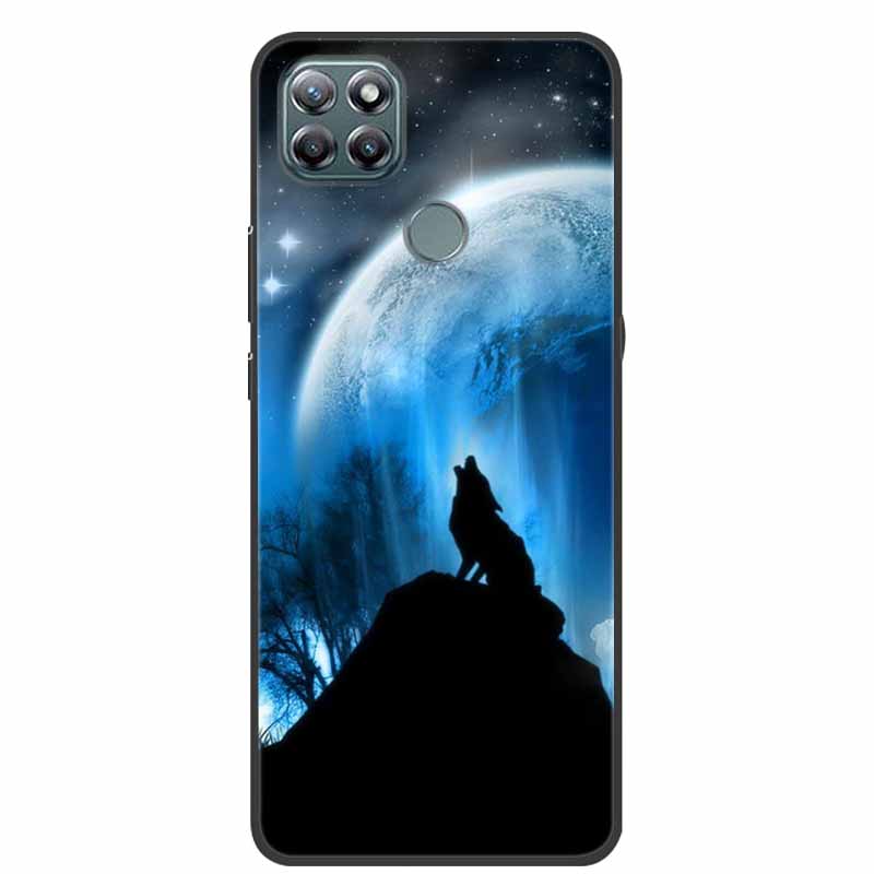Für Lenovo K12 Pro Hülle Weiches Silikon Wolf Löwe TPU Rückabdeckungen für Lenovo K12Pro Handy Tasche Cartoon Schutzhüllen Hübsch