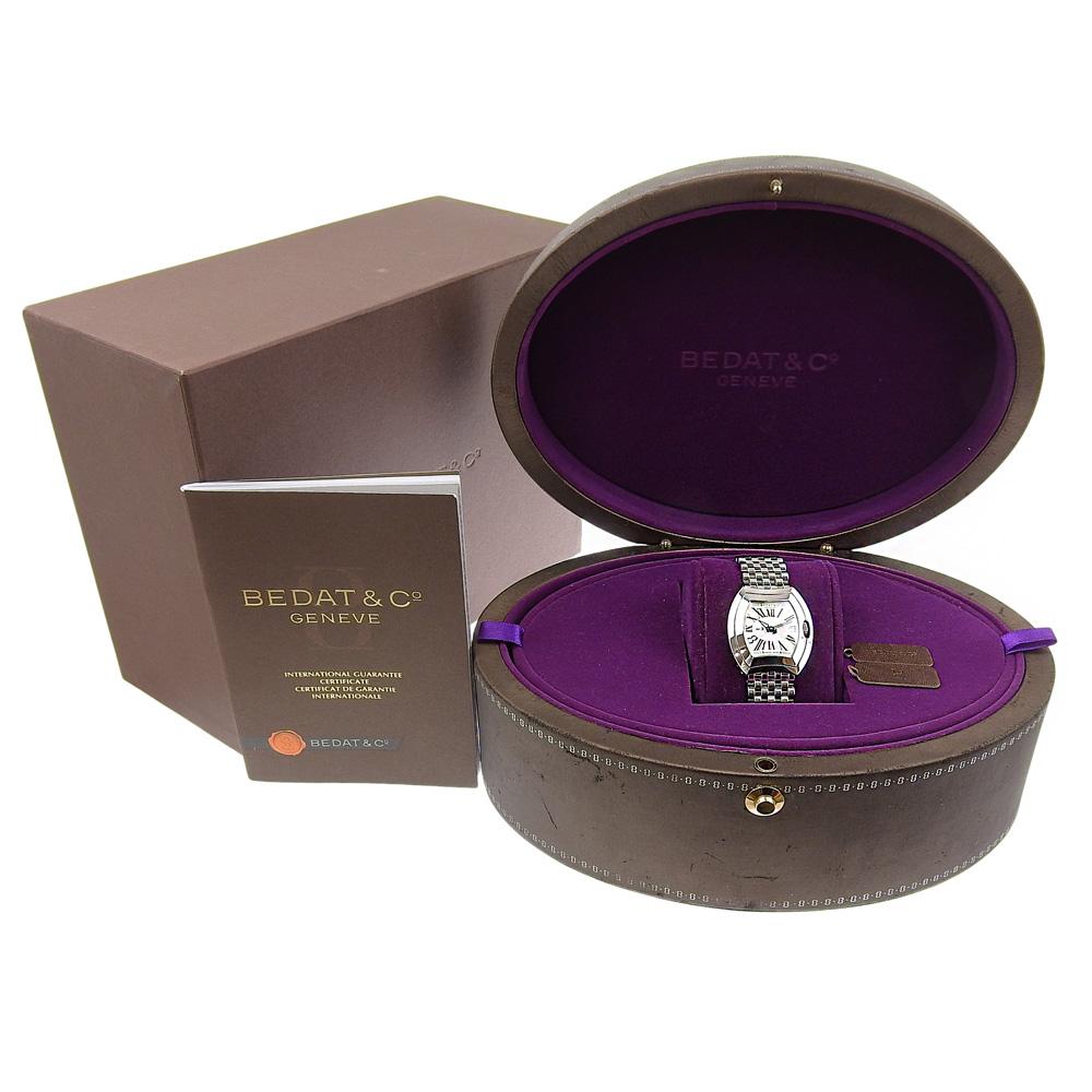 BEDAT&Co No.3 Watches 334.011.101 WhiteDial Stainless Steel Quartz Analog display Women Used