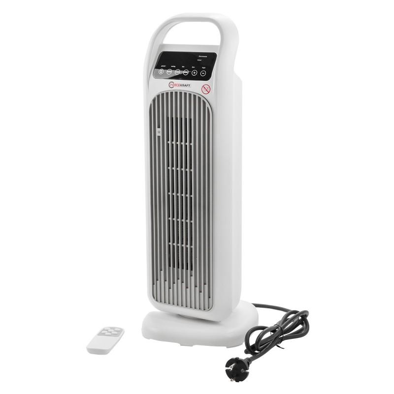 Ceramic column fan heater 2000 W fan heater with remote control