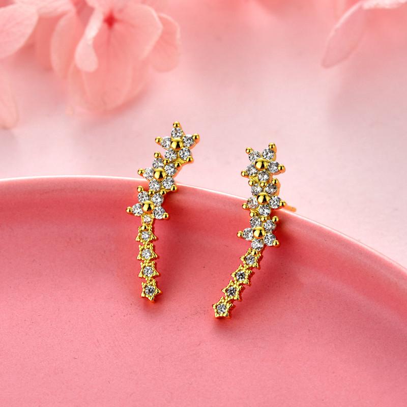 Lindon Copper Alloy Zircon Earrings Drop Earrings For Women Wedding Party Gifts