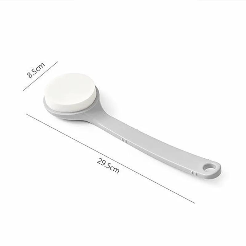 

Новый аппликатор для лосьона, щетка для мытья тела, мягкая щетка с длинной ручкой, для самостоятельного нанесения крема для кожи спины и ног, солнцезащитный крем