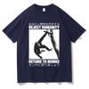 Rejeter l'Humanité Retourner au Singe T-shirt Mignon Drôle Meme Singe Japonais Impression Graphique T-shirt Homme Coton T-shirts Oversize