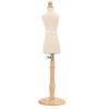 Holz Nähen Kleidungsform Weiß Plattform Display Schaufensterpuppe Torso Schneider Kleidungsform Einzelhandelsgeschäft