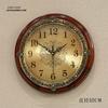 Large Solid Wood Retro Wall Clock Living Room American European Silent Bedroom Creative Watch Home Relogio De Parede Gift FZ635