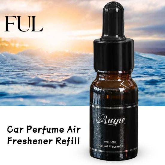Car Perfume 10ml Dropper Design Long Lasting Odor Removal Fragrance Scent Portable Plant Essential Oil Air Freshener Auto Accessories Aromatherapy