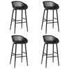 Day and Night - Day and Night Kitchen Stools 4 Units Black